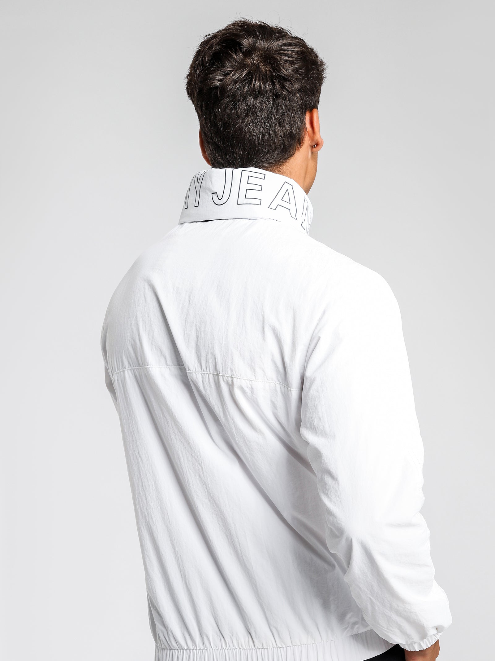 Zipped-Neck Popover Windbreaker