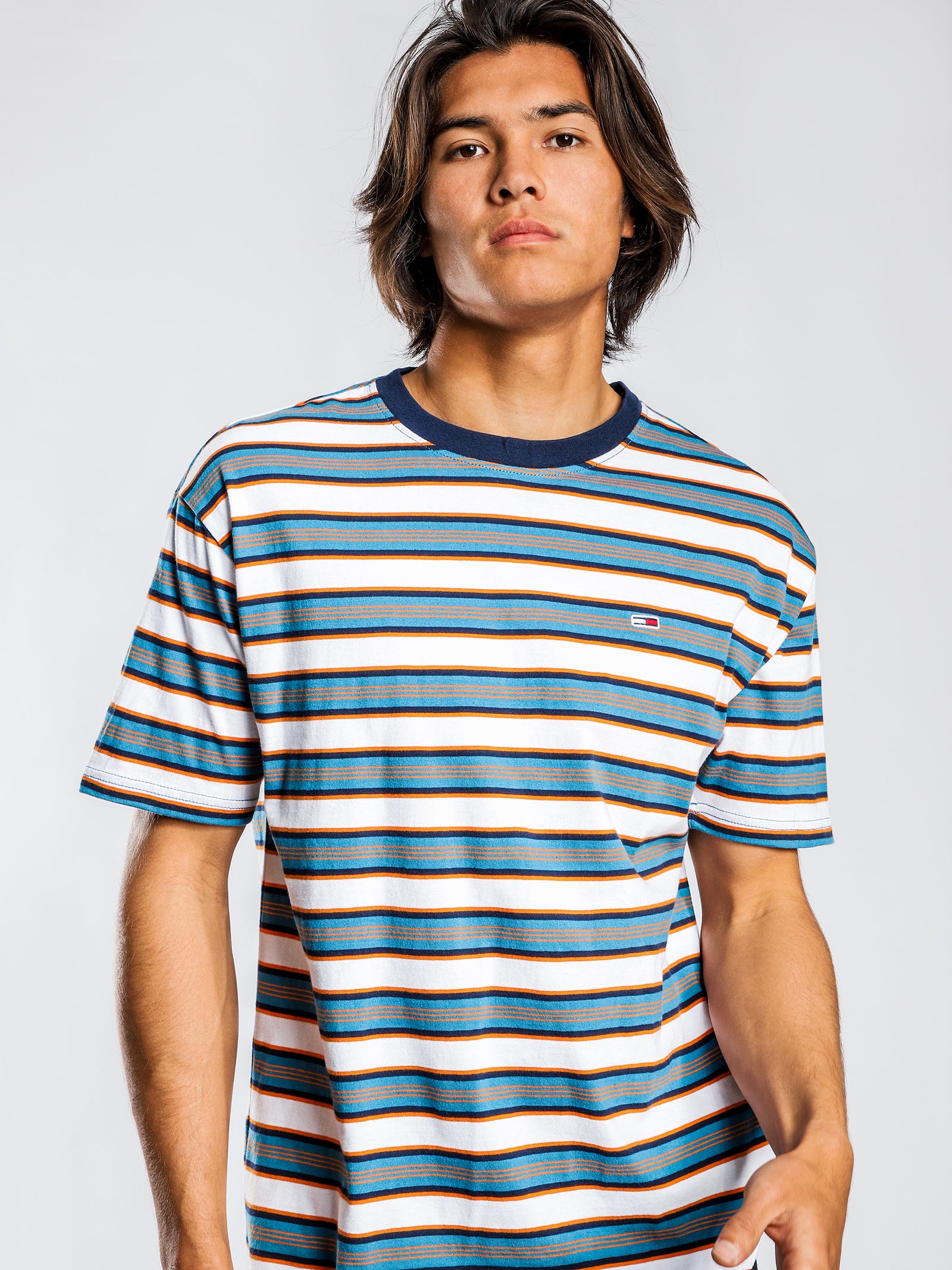 Retro Stripe Short Sleeve T-Shirt