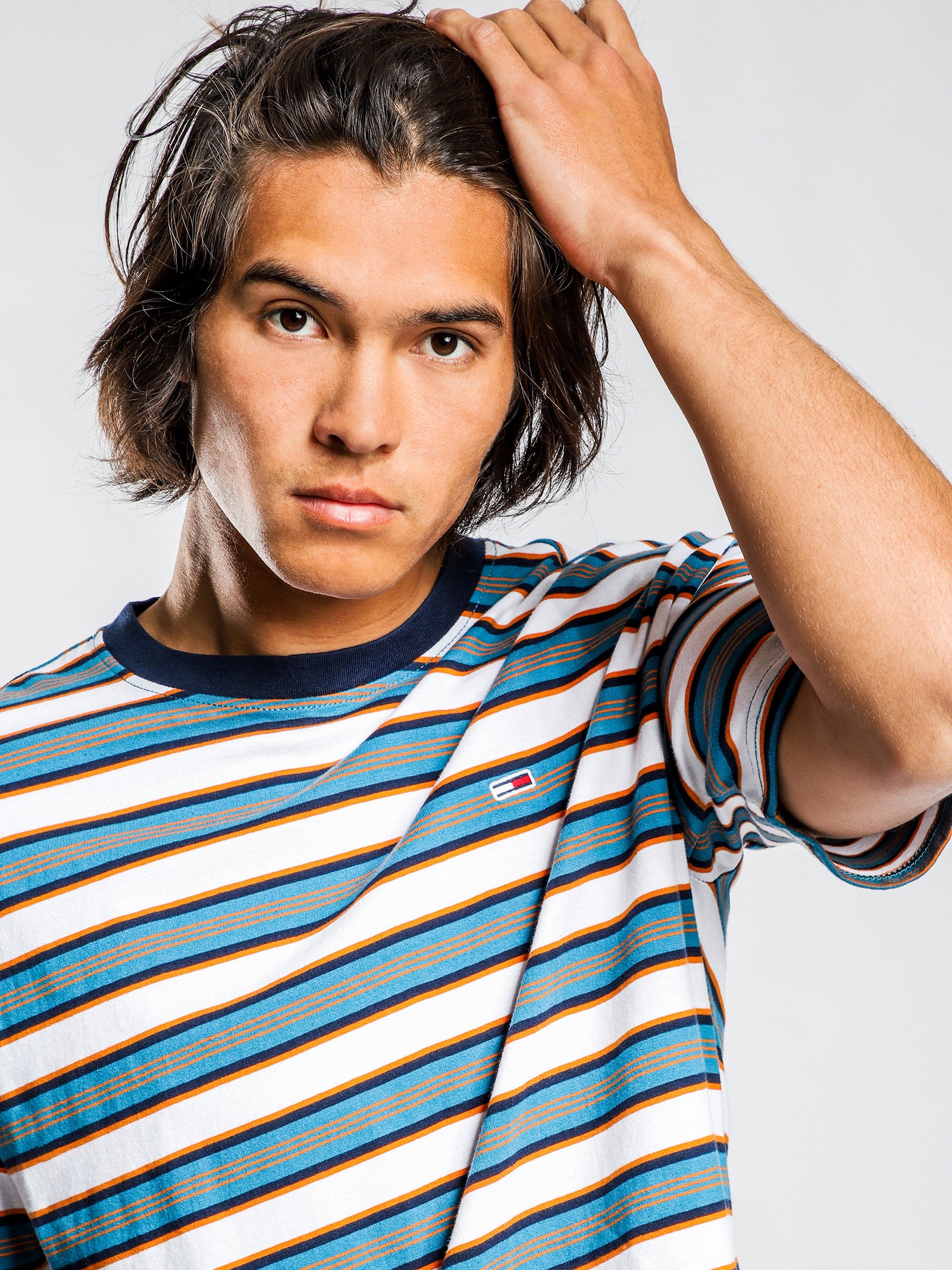 Retro Stripe Short Sleeve T-Shirt