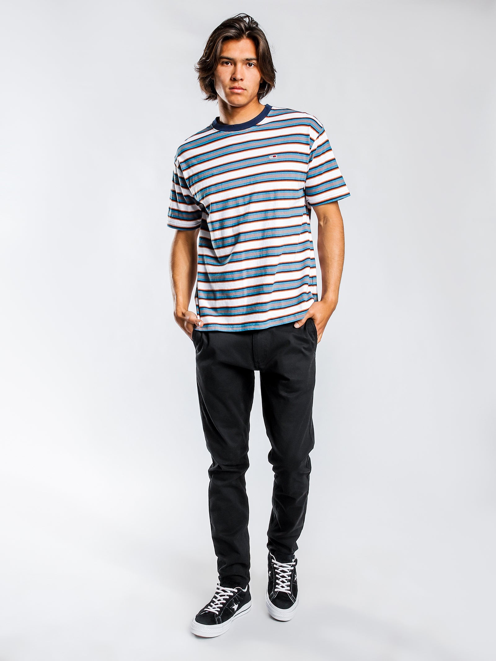 Retro Stripe Short Sleeve T-Shirt