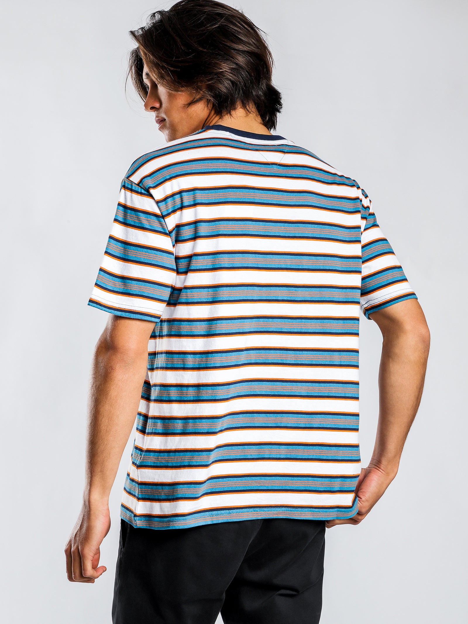 Retro Stripe Short Sleeve T-Shirt