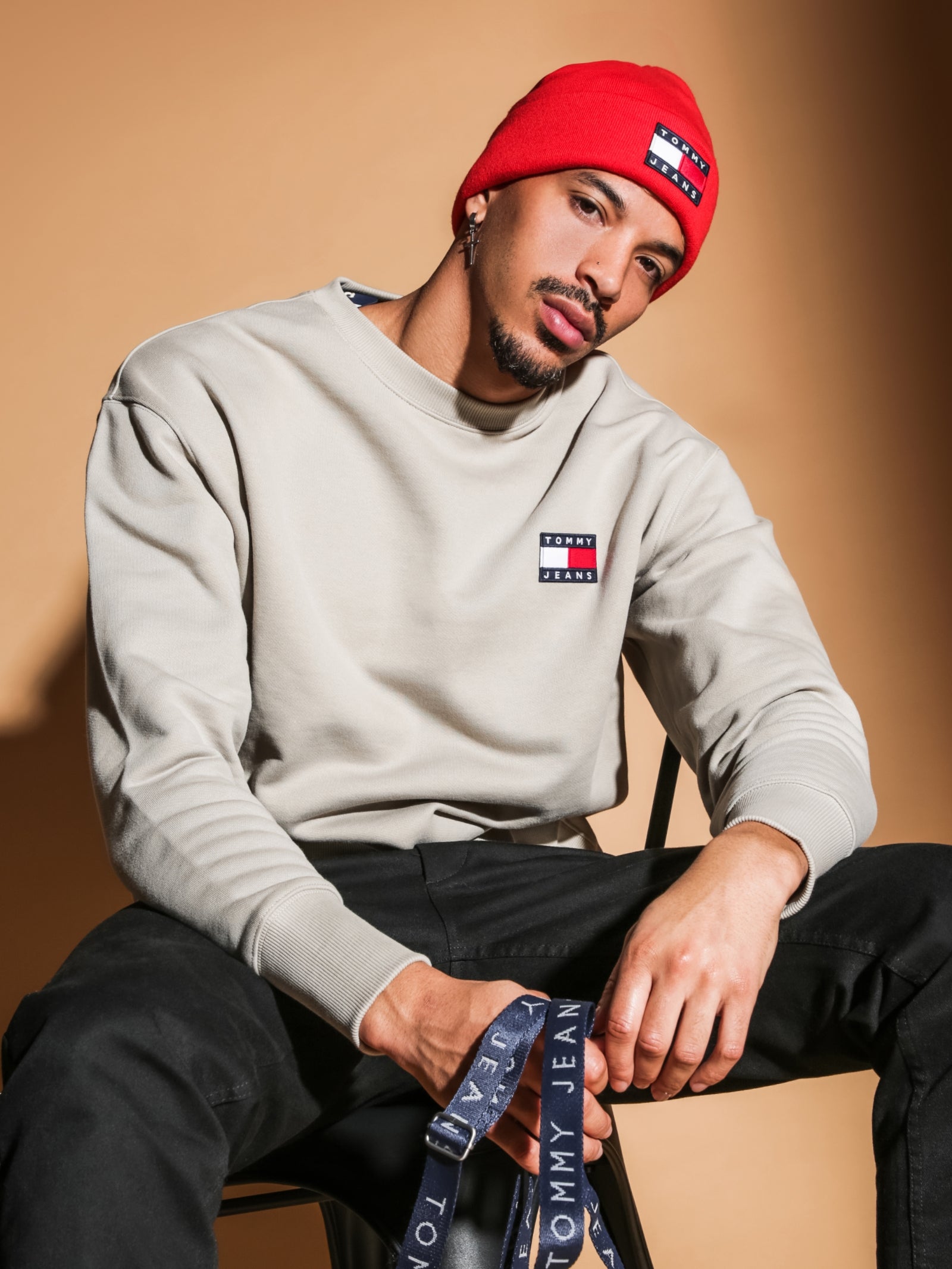 Tommy Badge Crew Jumper