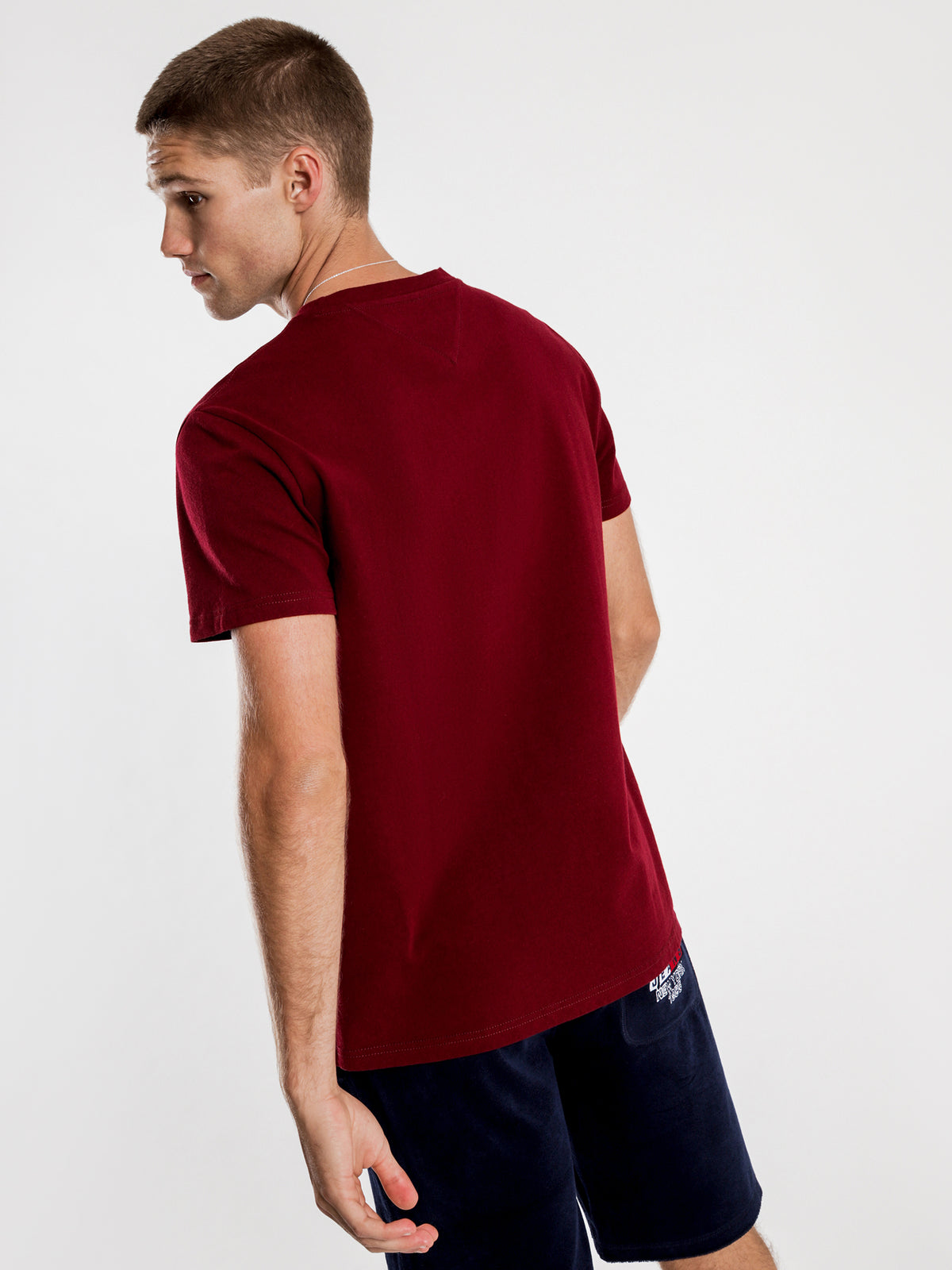 Tommy Hilfiger Tommy Badge T-Shirt | Burgundy