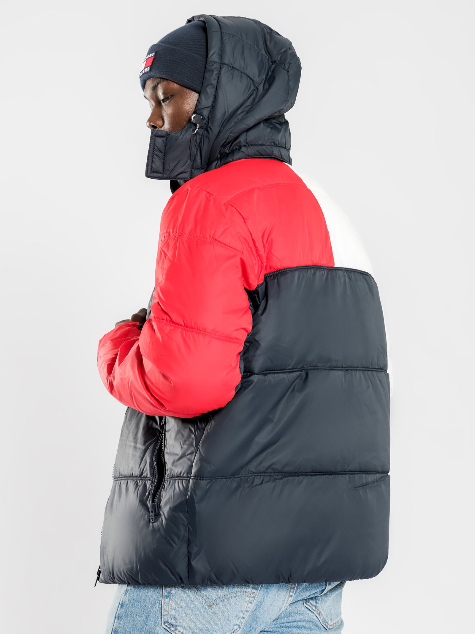 Essential Colour Block Puffer Jacket
