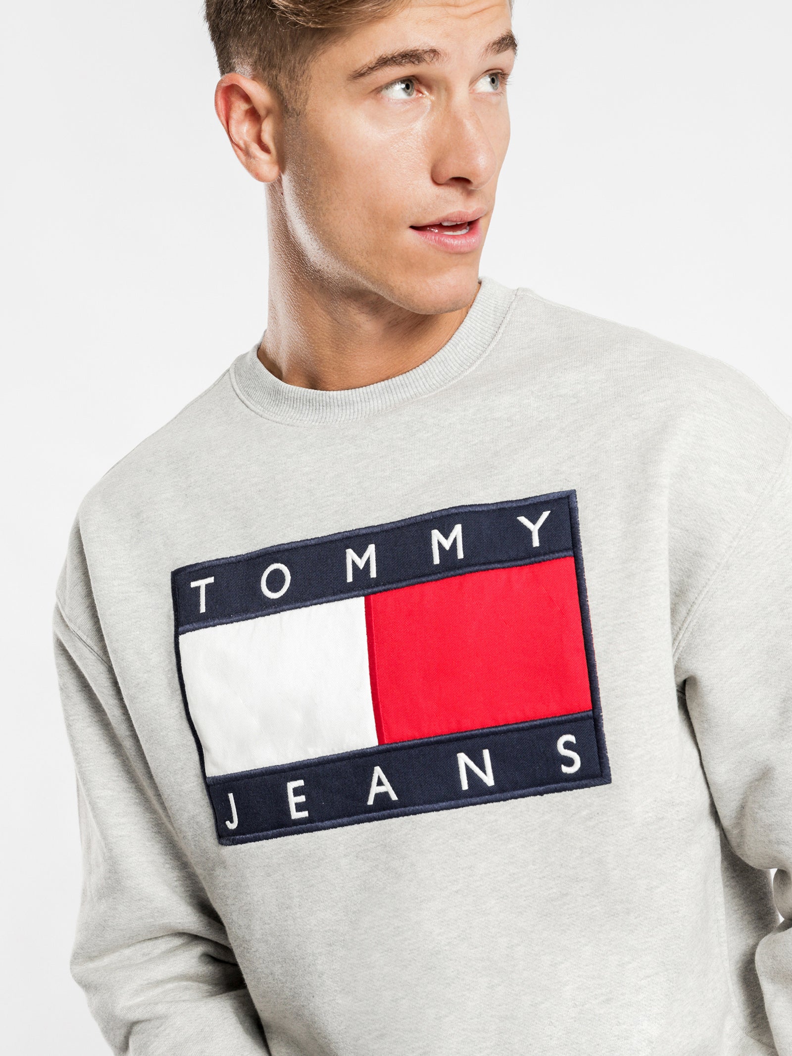 Tommy Flag Crew Sweater