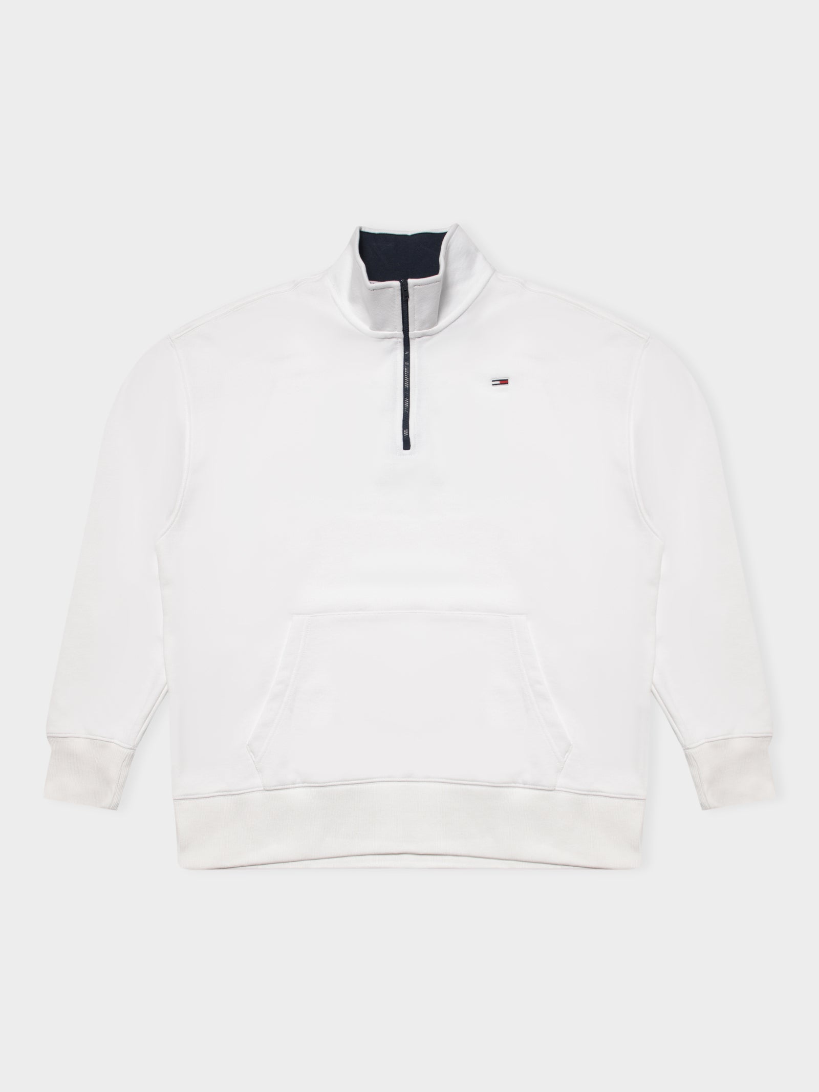 Text Flag Mock Neck Jumper