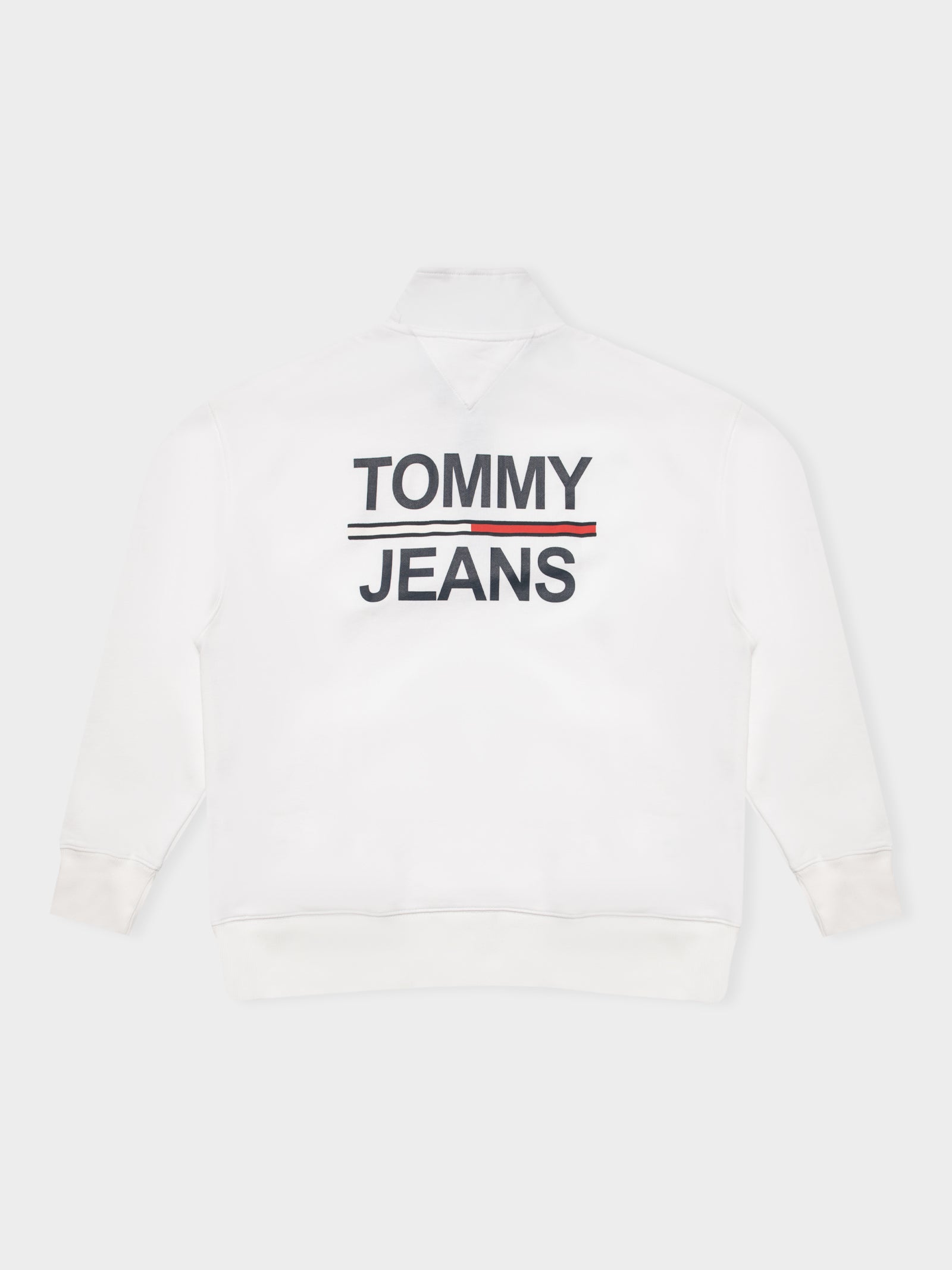 Text Flag Mock Neck Jumper