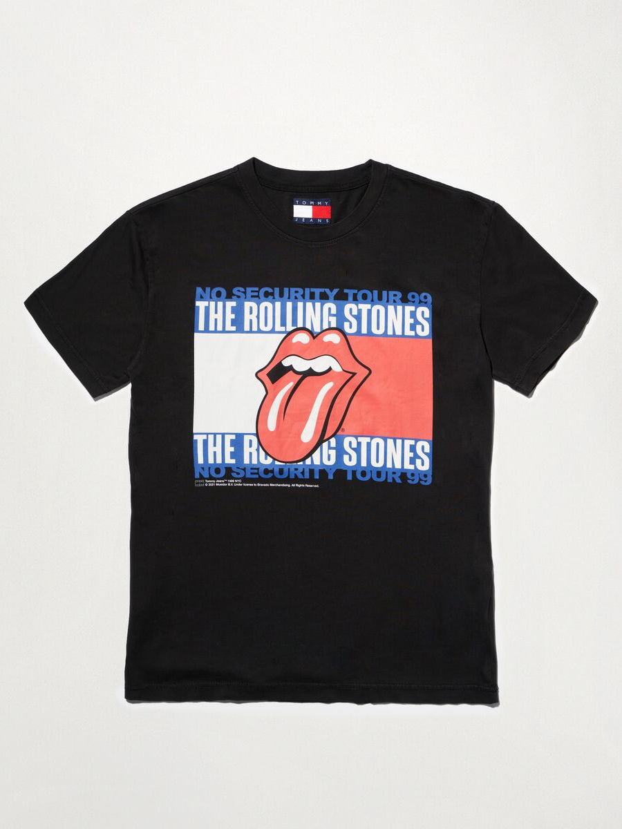 Music Revisited Rolling Stones T-Shirt in Black