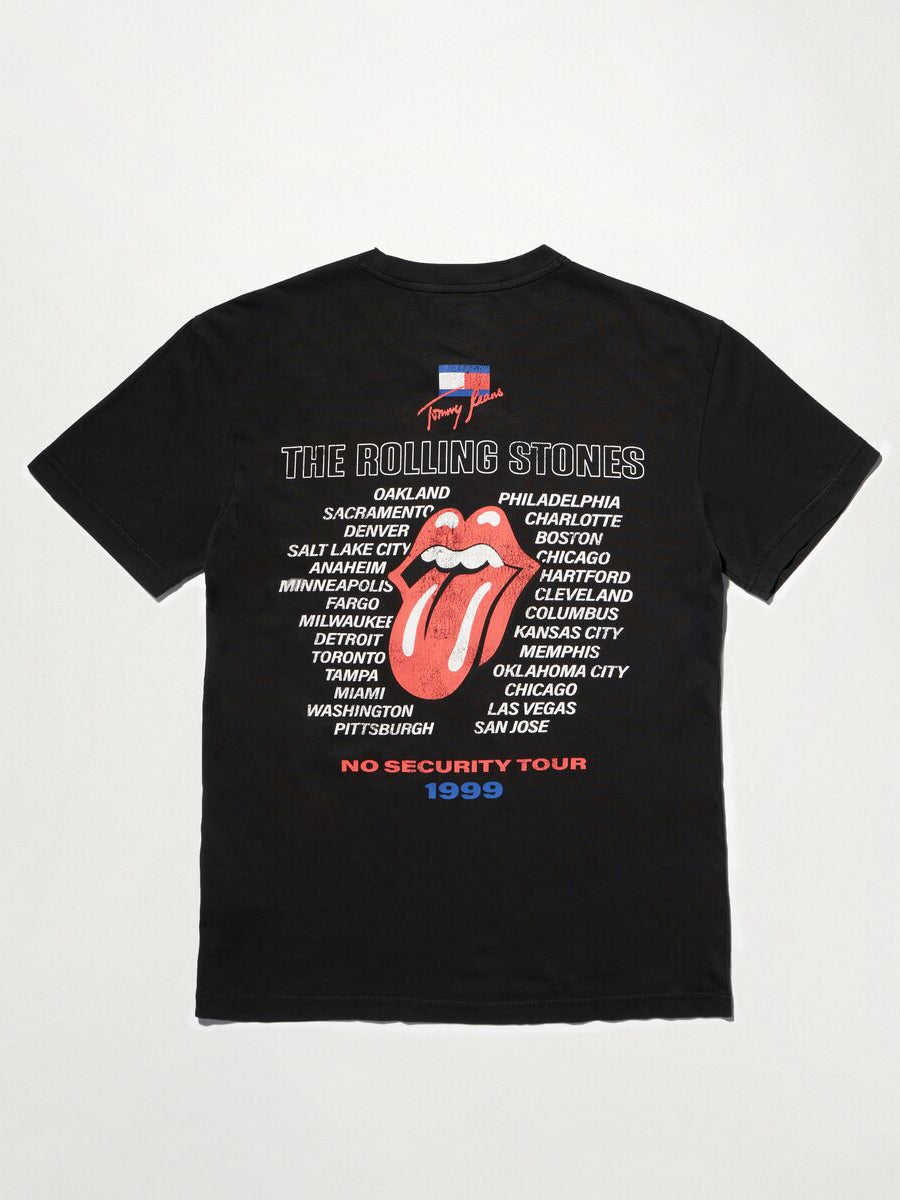 Music Revisited Rolling Stones T-Shirt in Black