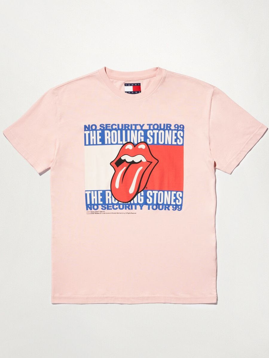 Music Revisited Rolling Stones T-Shirt in Pink