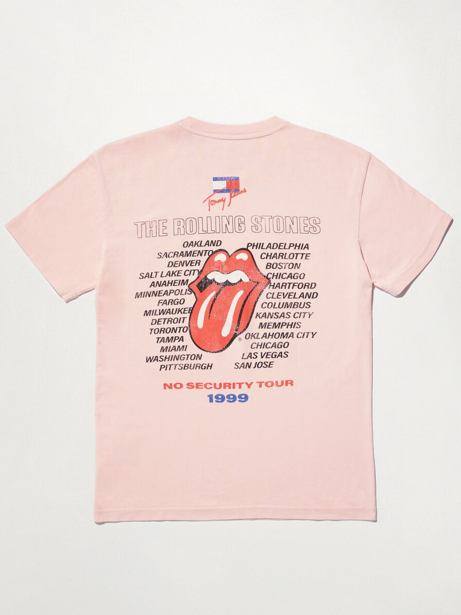 Music Revisited Rolling Stones T-Shirt in Pink