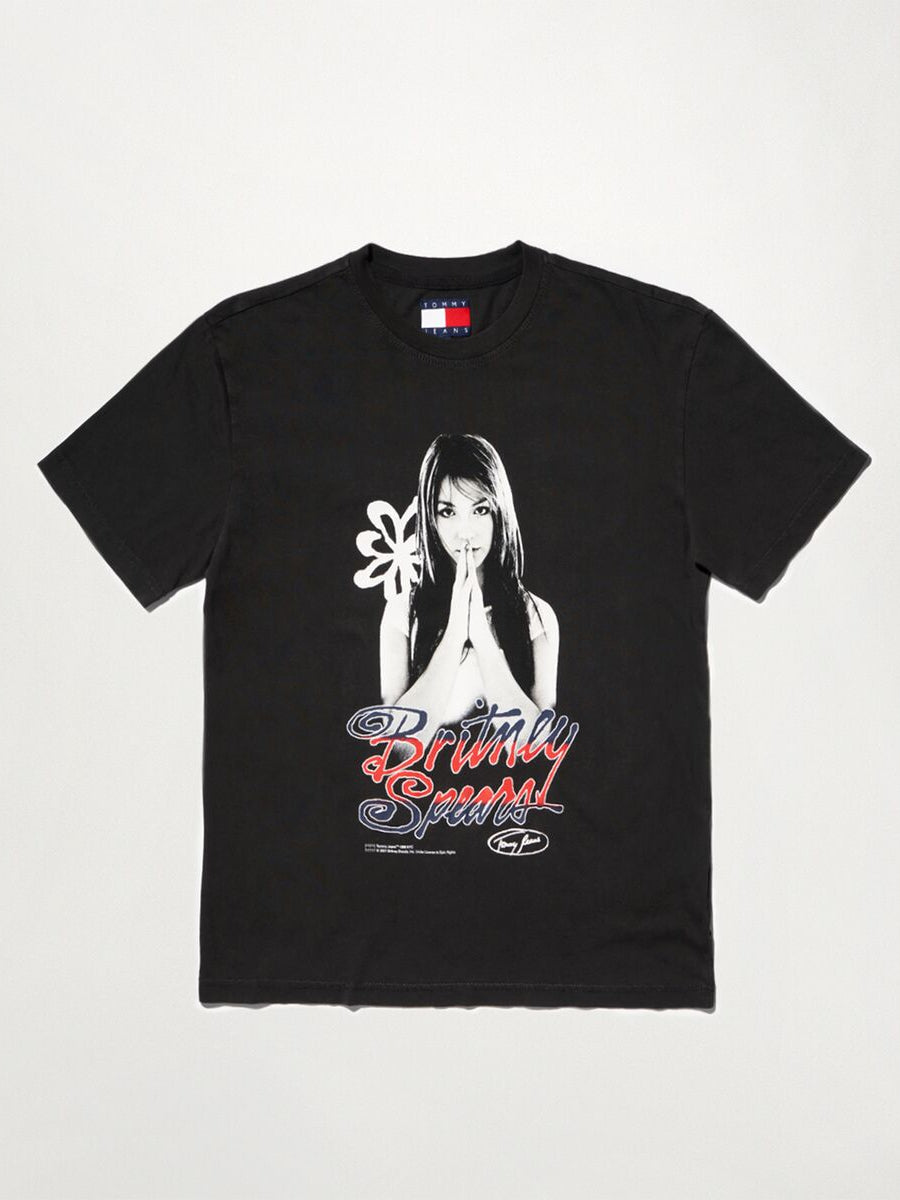 Music Revisited Britney Spears T-Shirt in Black