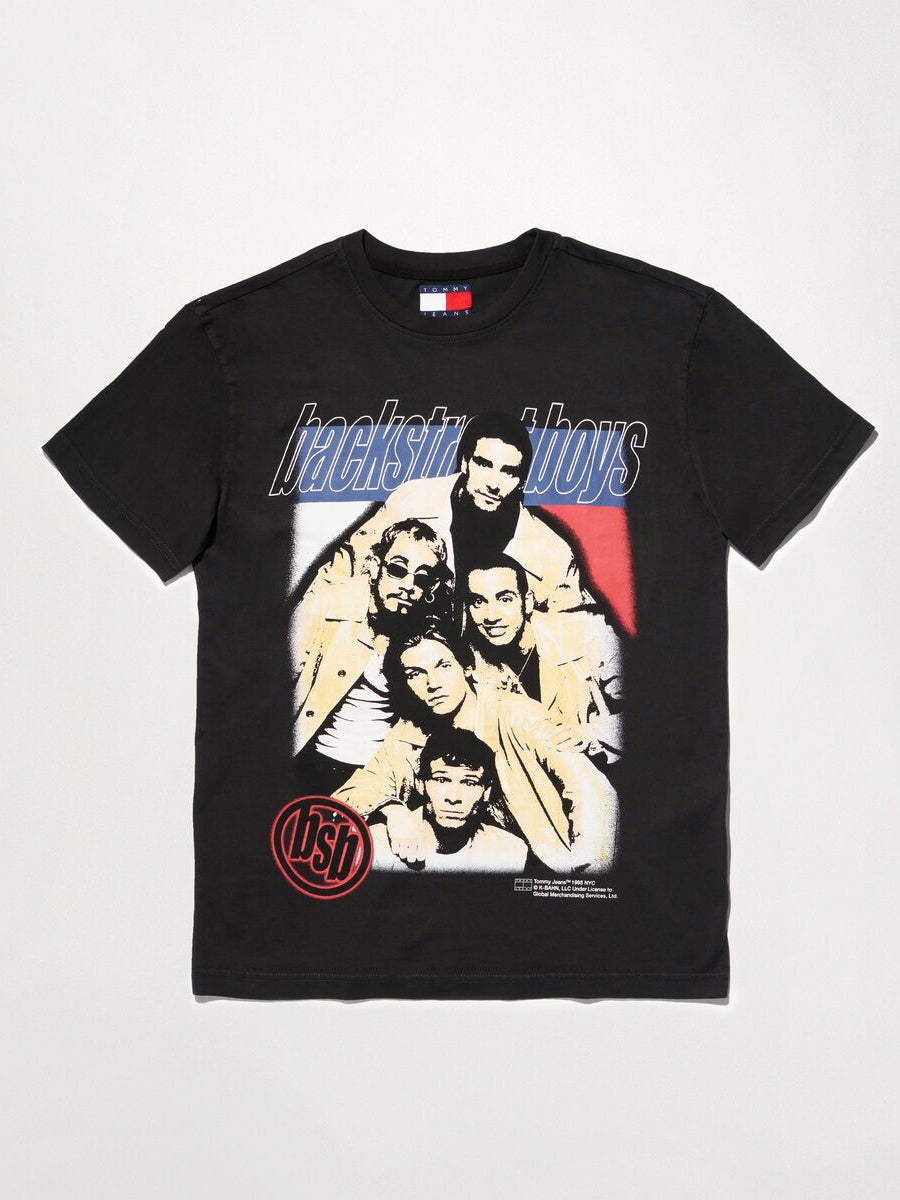Music Revisited Backstreet Boys T-Shirt in Black