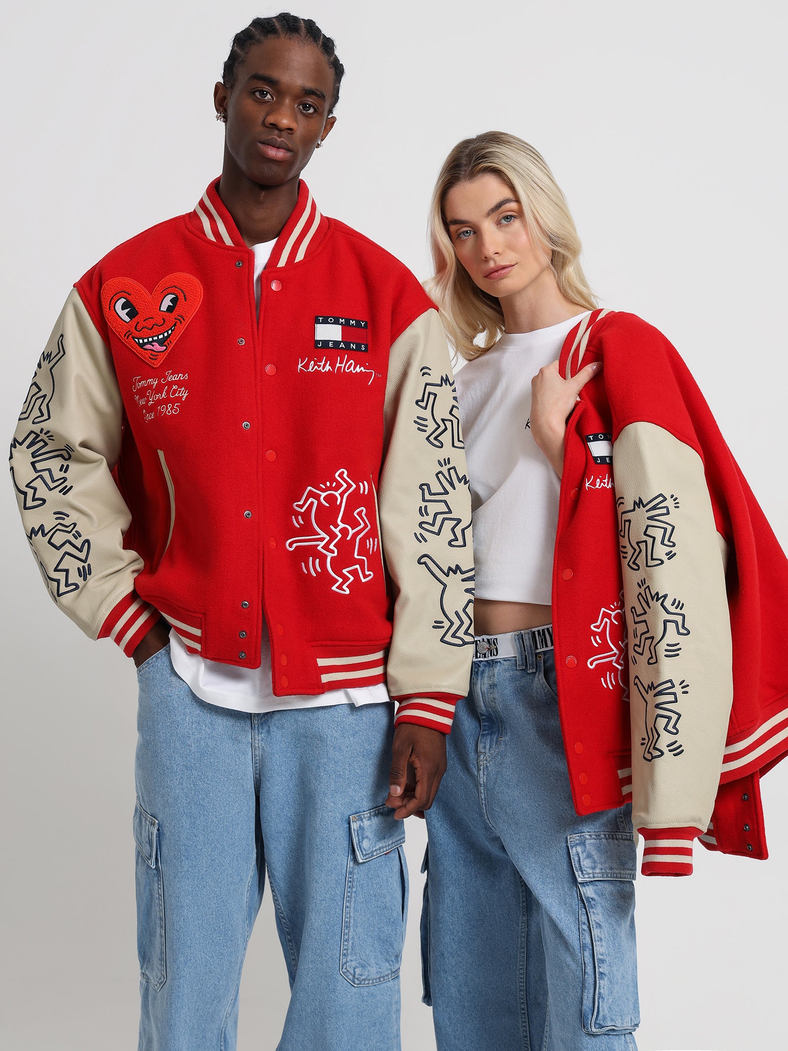 Keith Haring Varsity Jacket