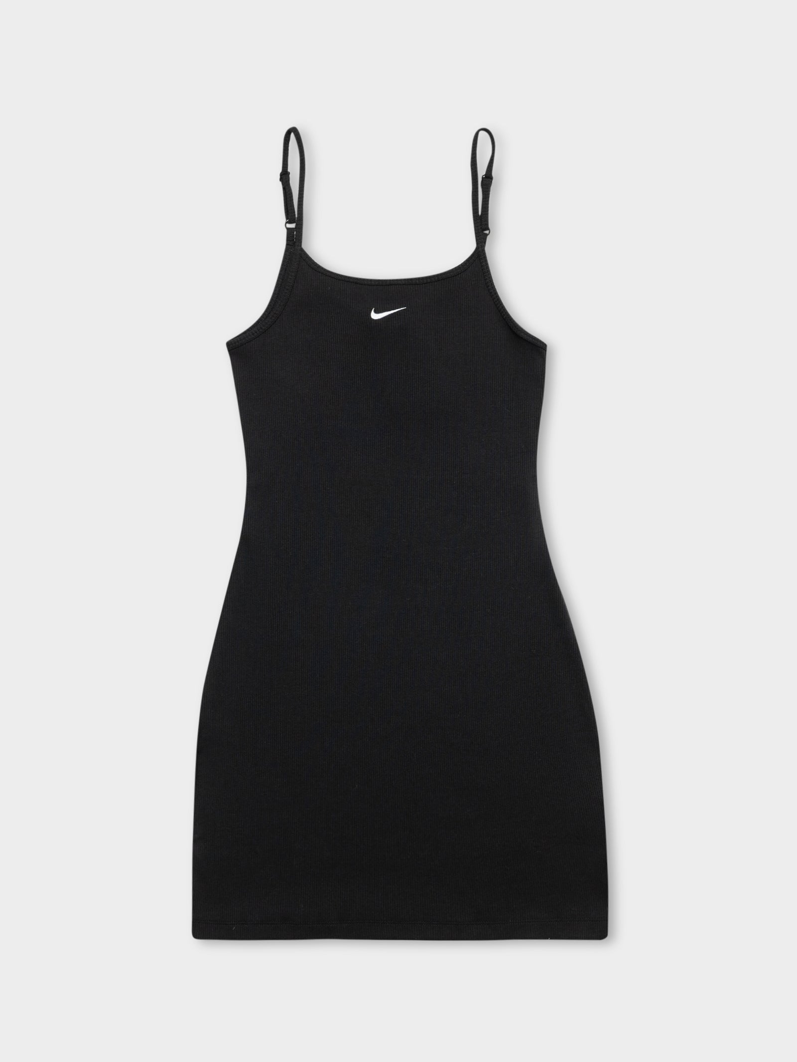Sportswear Essential Rib Dress in Black & White