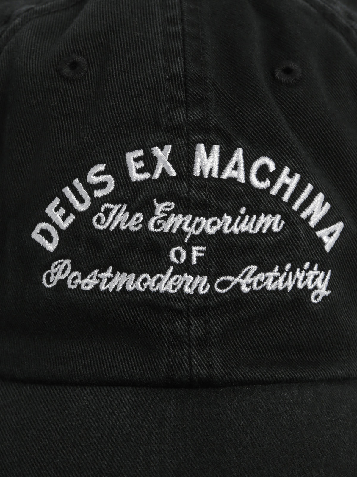 Classic Dad Emporium Cap in Black