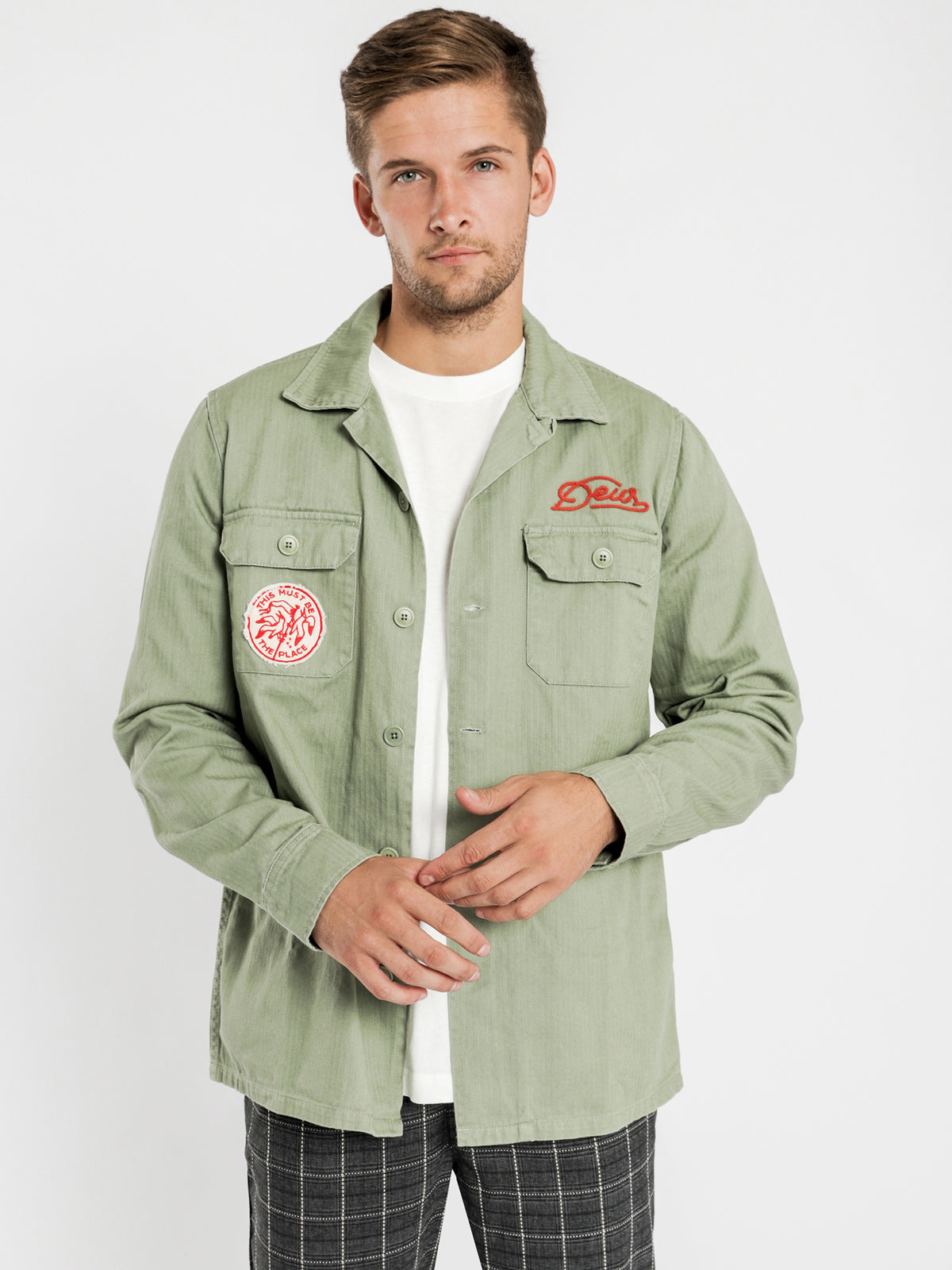 Sea Squalor Shirt in Army Green