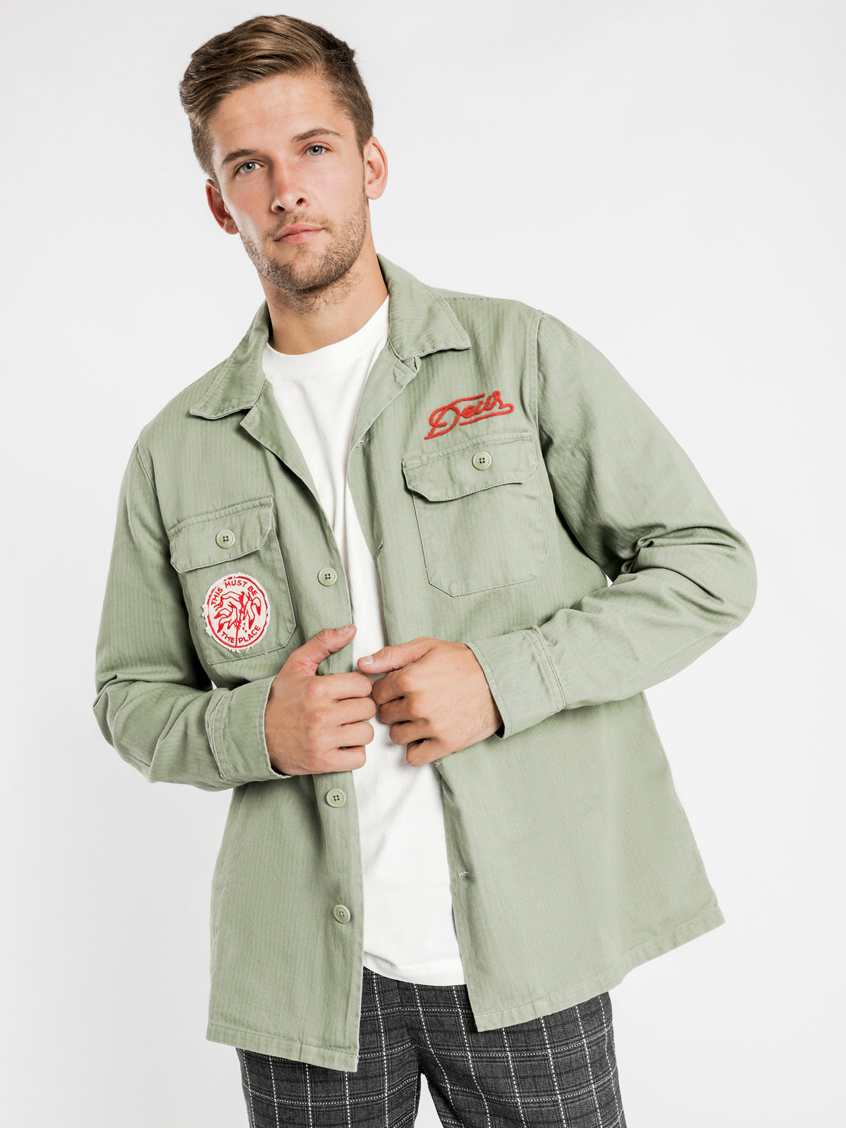 Sea Squalor Shirt in Army Green