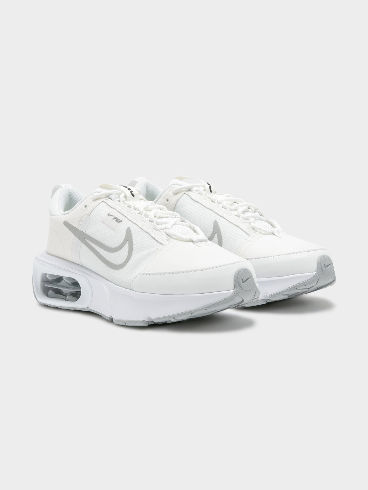 Nike Womens Air Max Interl Sneakers | White/Grey