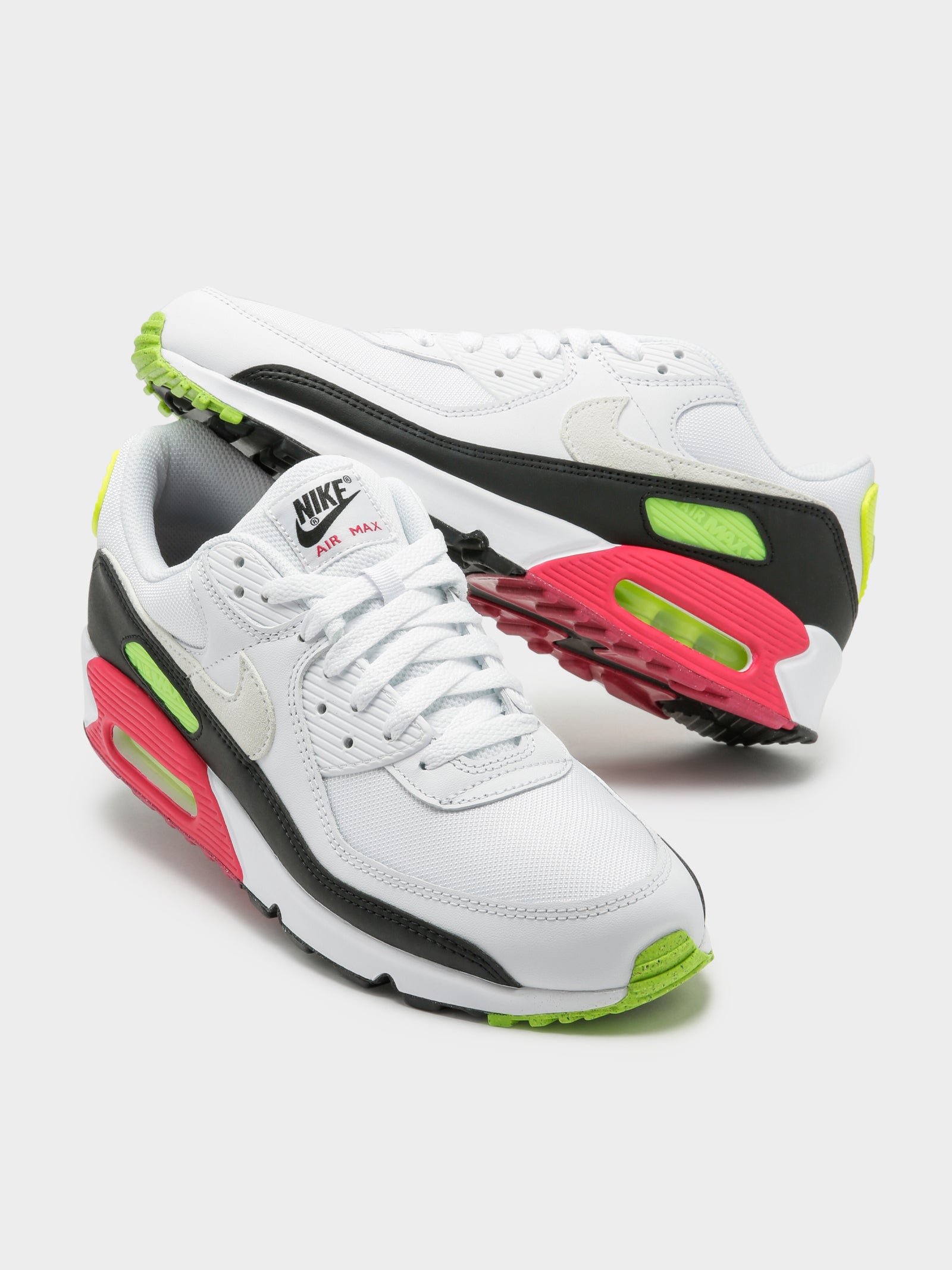 air max 90 white green