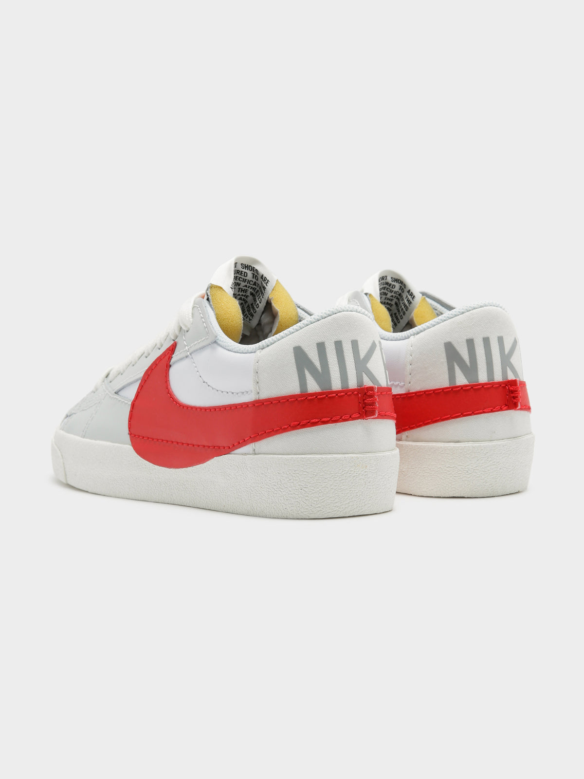 Nike Mens Blazer Low '77 Sneakers | White/Red