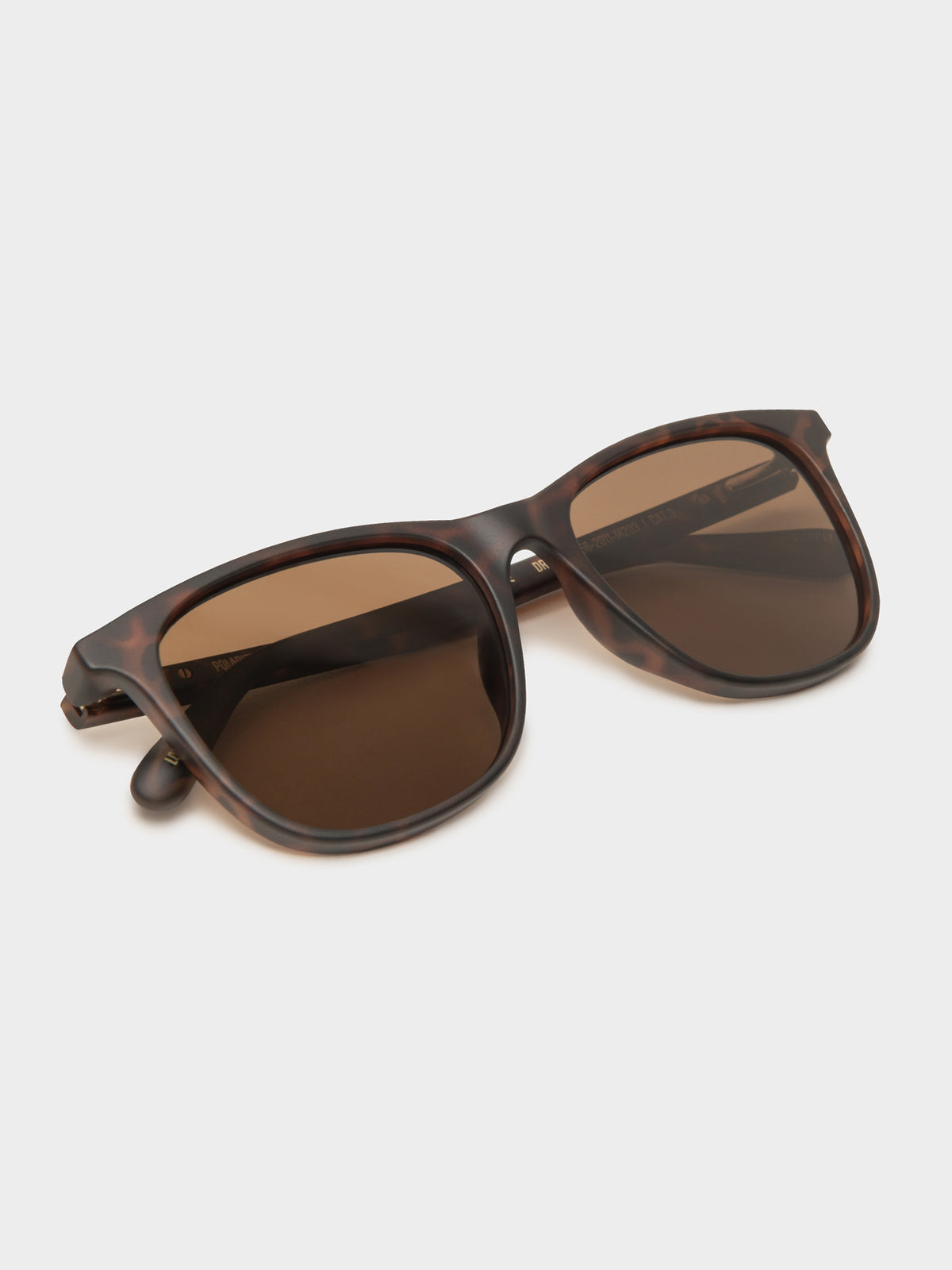 DRW Polarised Sunglasses in Brown Tortoiseshell