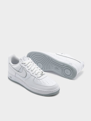 Mens Air Force 1 '07 Sneakers in White & Team Red - Glue Store