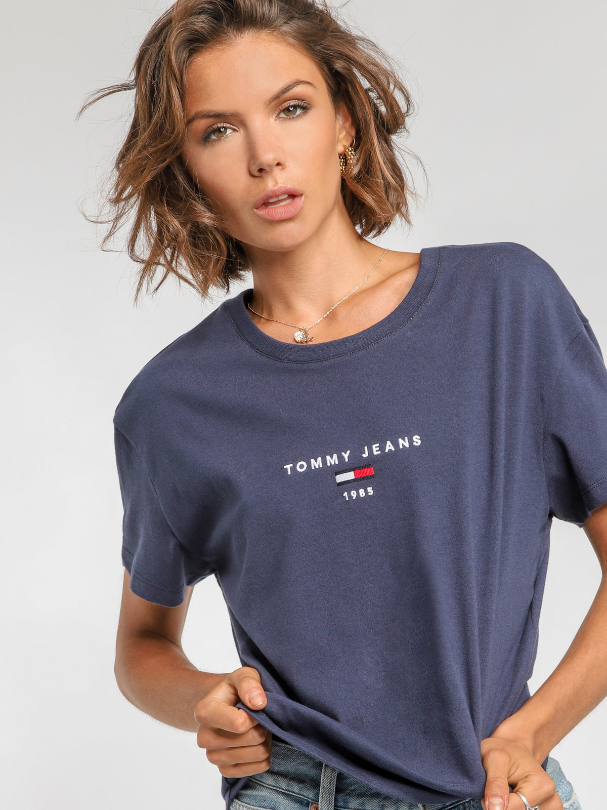 TJW Corp Logo T-Shirt in Black Iris
