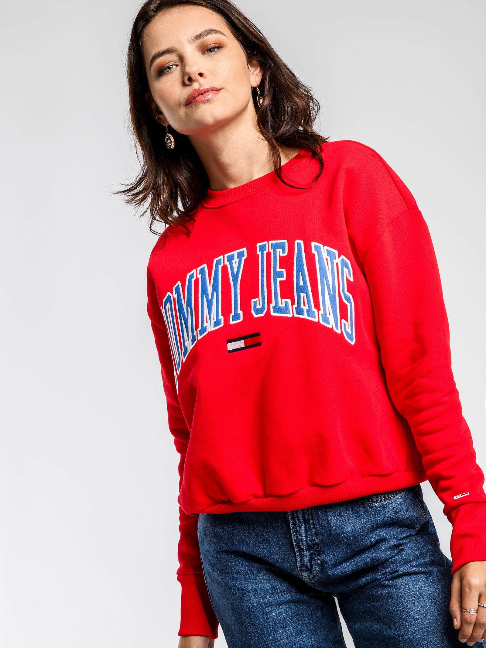 TJW Tommy Classics Logo Crew Neck Sweatshirt