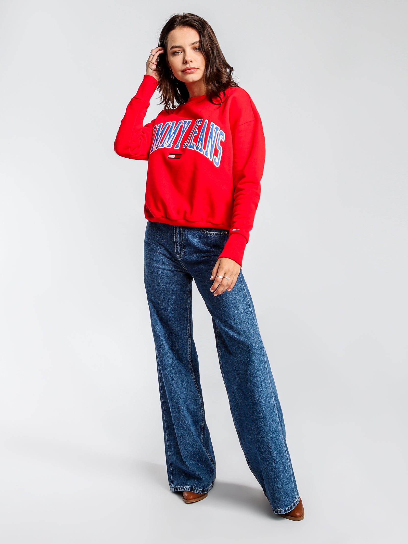 TJW Tommy Classics Logo Crew Neck Sweatshirt