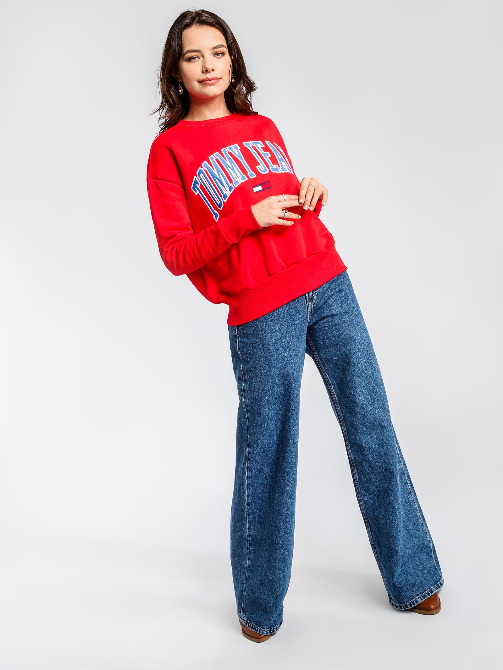 TJW Tommy Classics Logo Crew Neck Sweatshirt