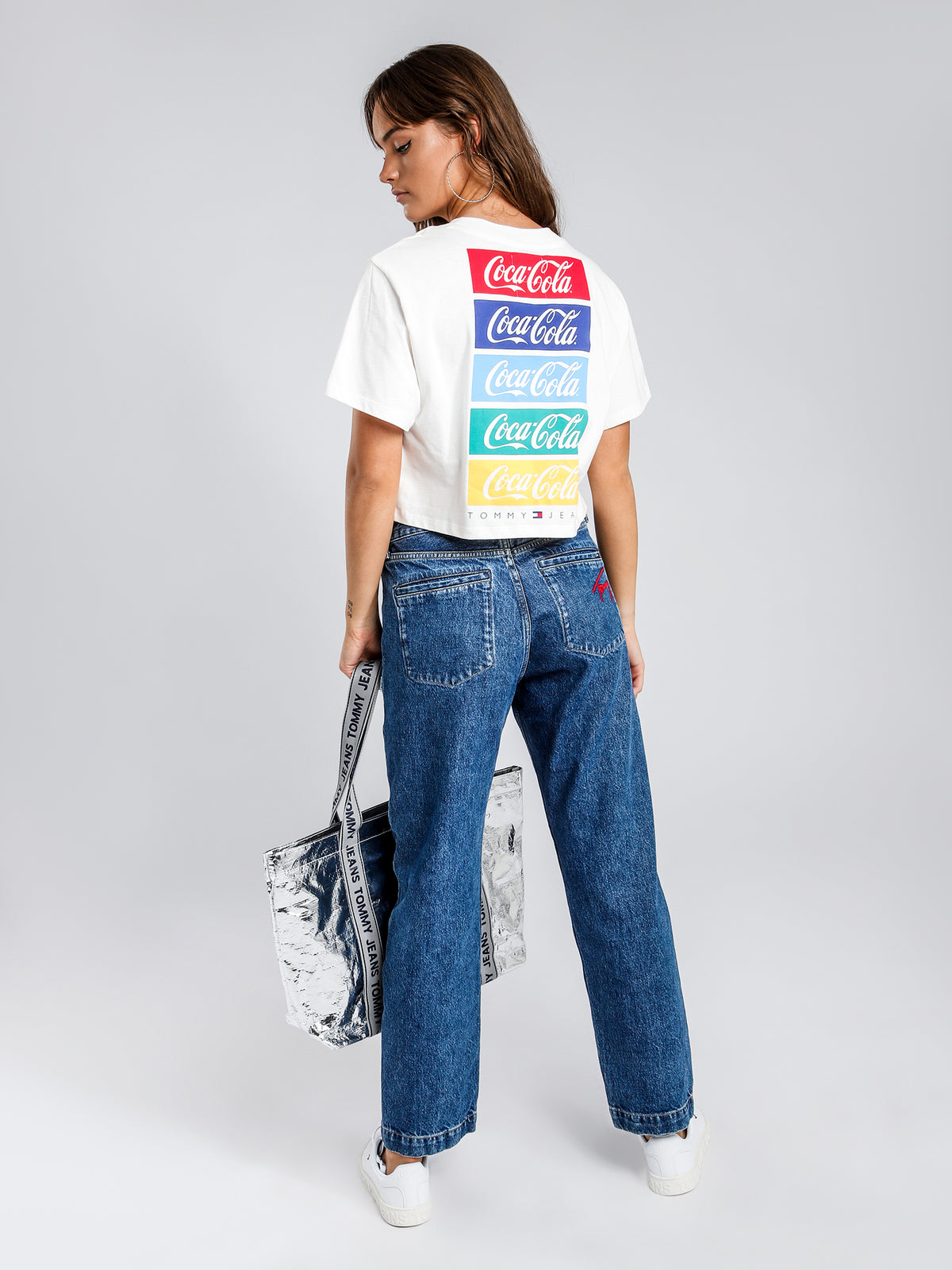 Tommy Jeans x Coca Cola Repeat Tee in Bright White
