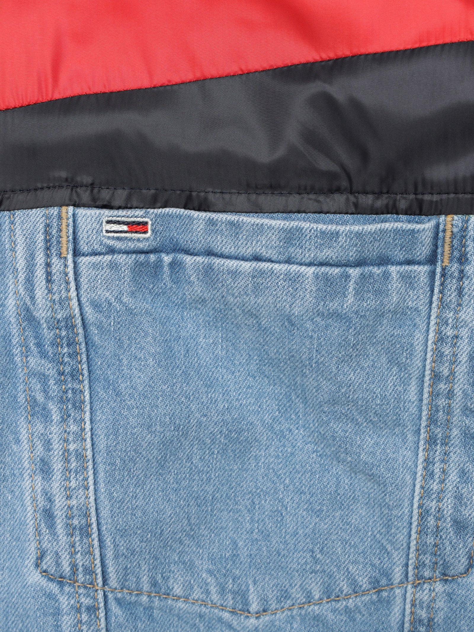 Cropped Hoodie Denim Jacket