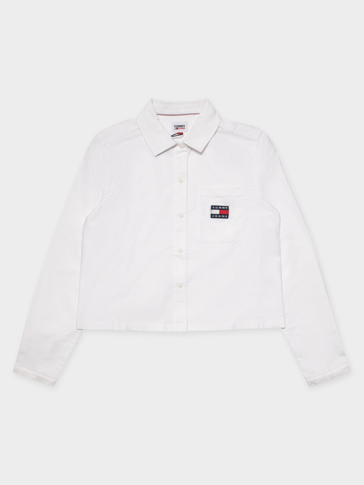 Tommy Badge Organic Shirt in White