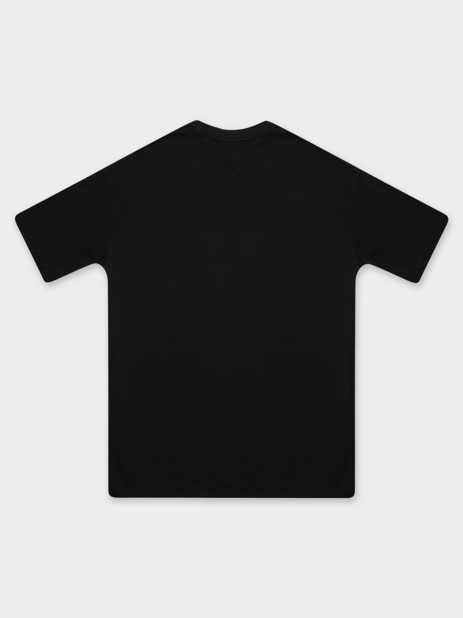 Essential Badge T-Shirt Dress in Black