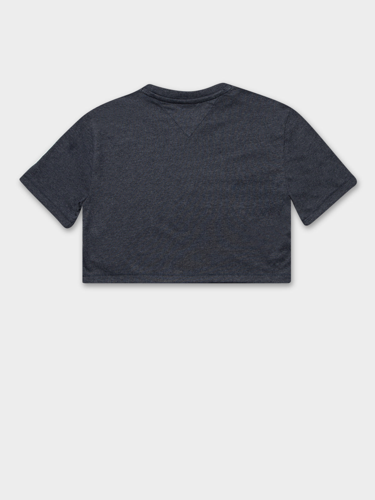 Repeat Logo Crop T-Shirt in Twilight Navy