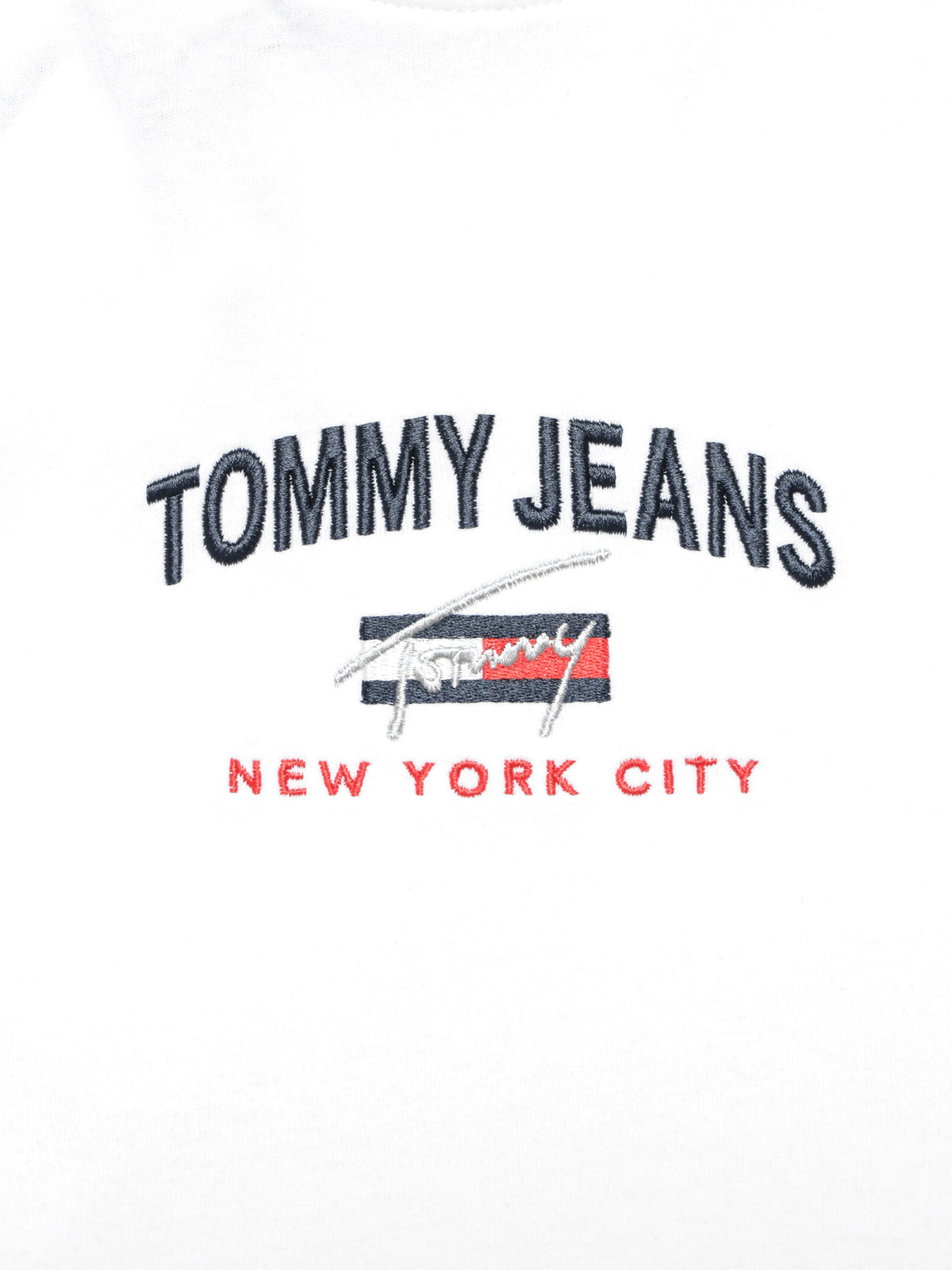 Tommy Hilfiger Timeless Cropped Fit Logo T-Shirt | White