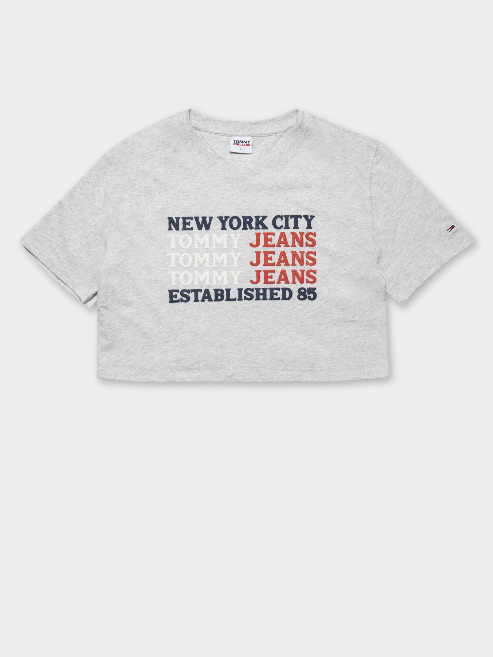 Repeat Logo Crop T-Shirt