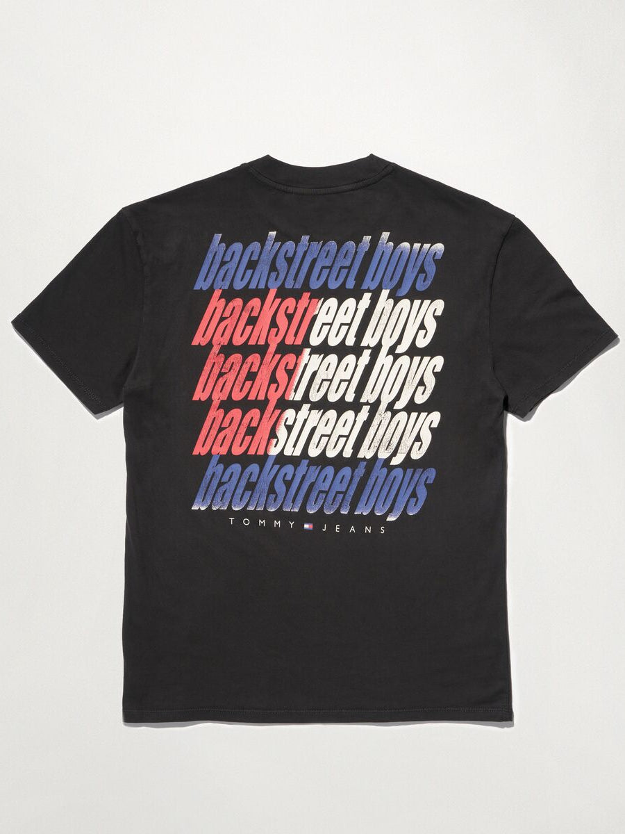 Music Revisited Backstreet Boys T-Shirt in Washed Black