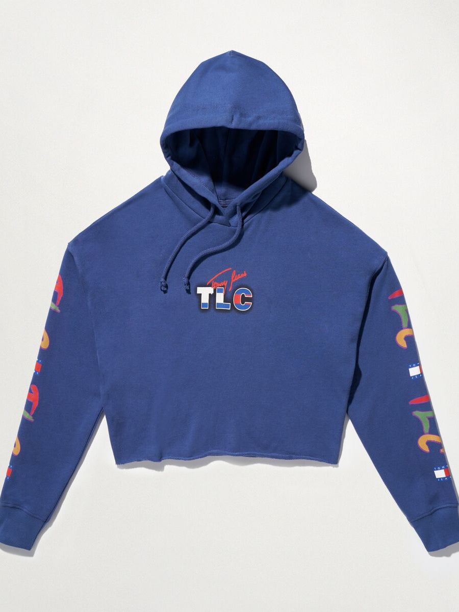Music Revisited TLC Cropped Hoodie