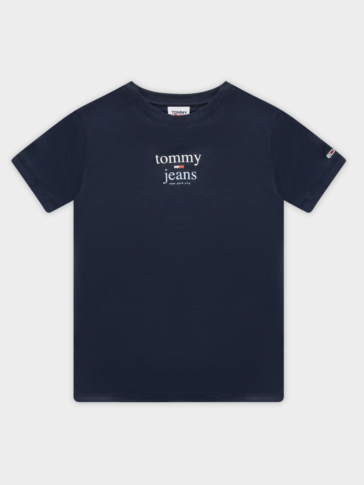 Baby Essential Logo Short Sleeve Top in Navy
