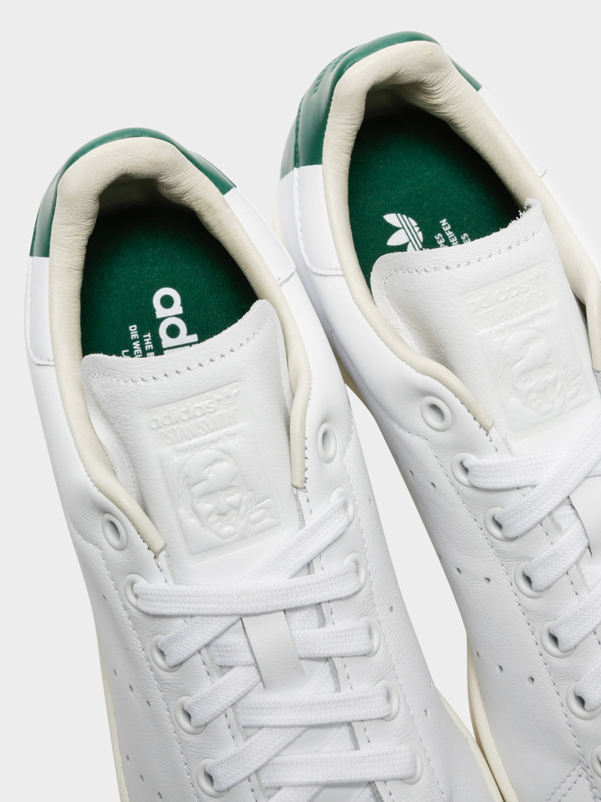 Unisex Stan Smith Sneakers in White &amp; Green