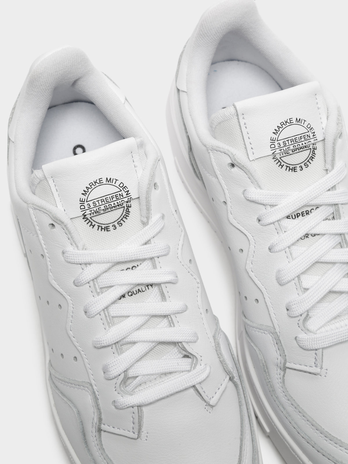 Supercourt Leather Sneakers in White