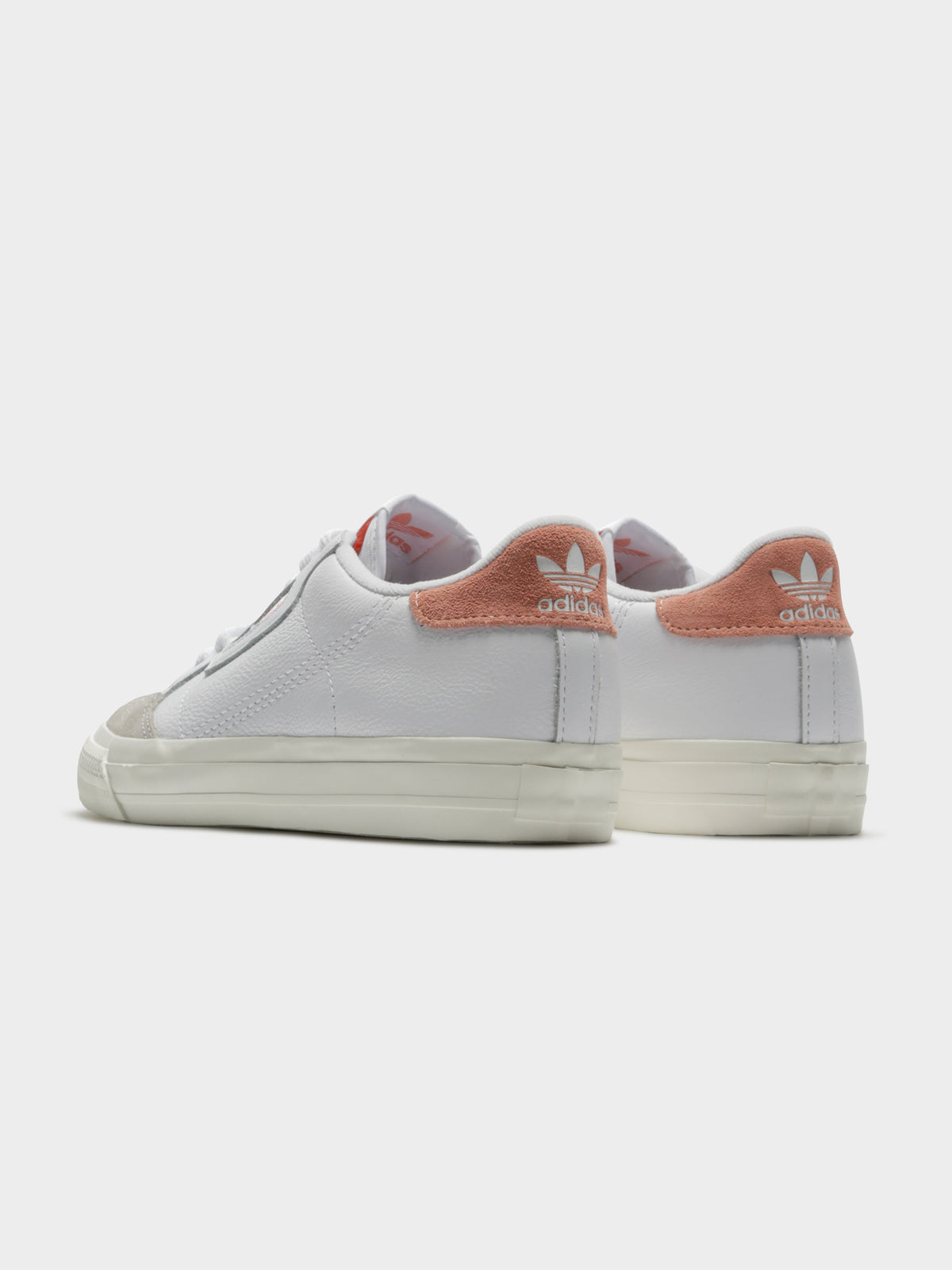 Womens Continental Vulc Sneakers in Cloud White &amp; Glow Pink