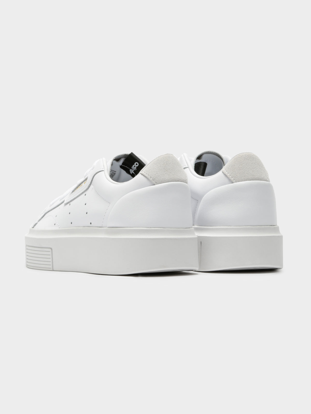 Womens Sleek Super Sneakers in White