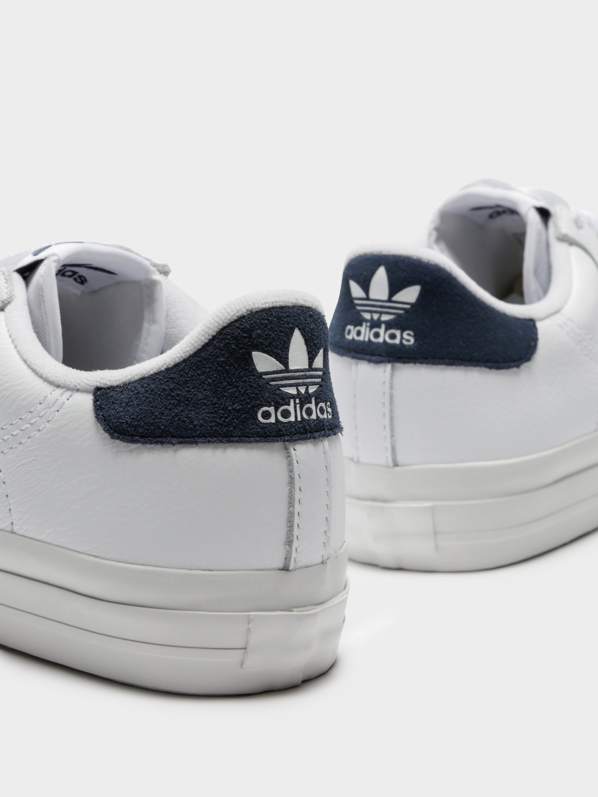 Mens Continental Vulc Sneakers in White &amp; Navy