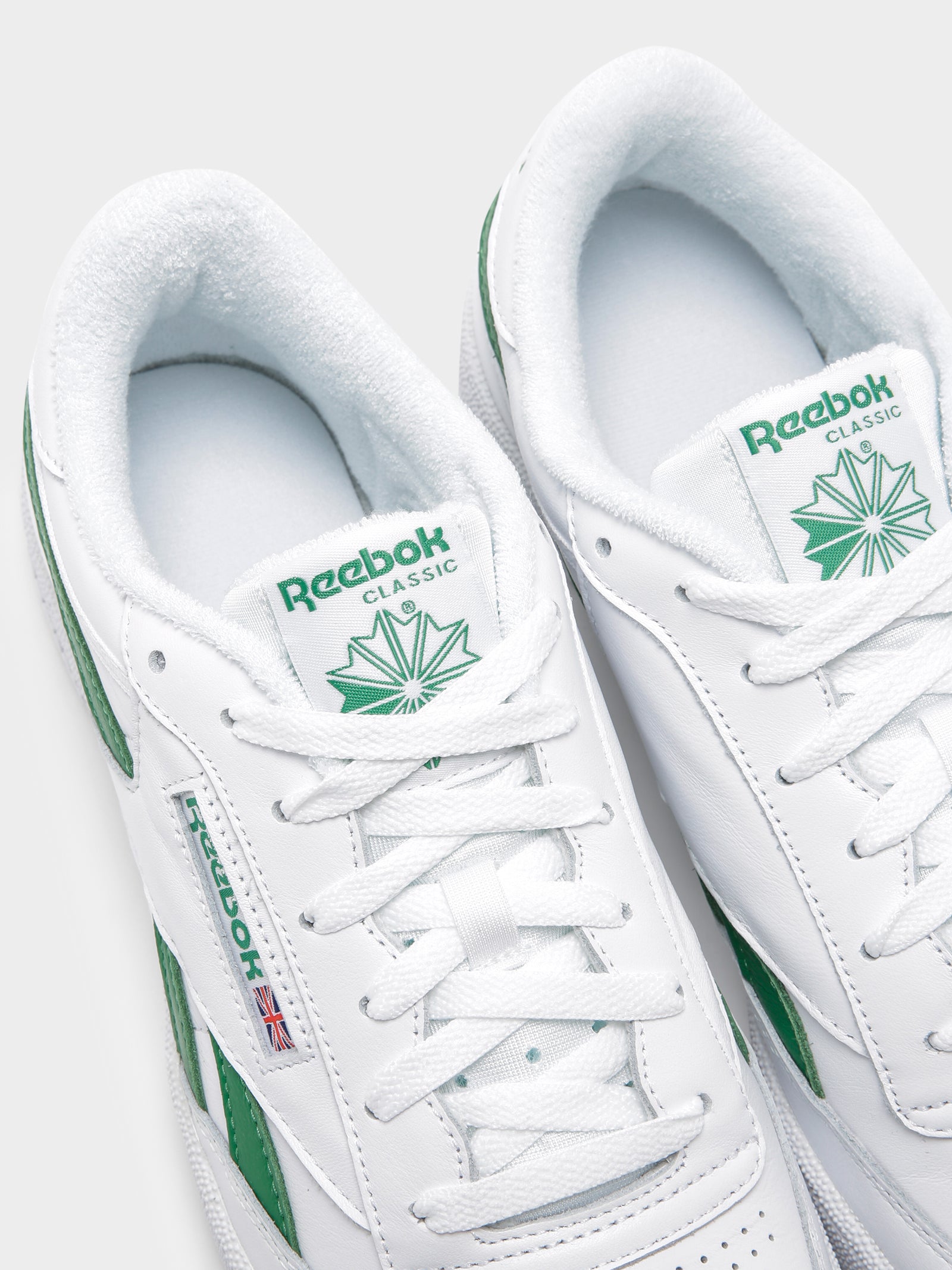 Reebok Unisex Club C Revenge Sneakers White/Green
