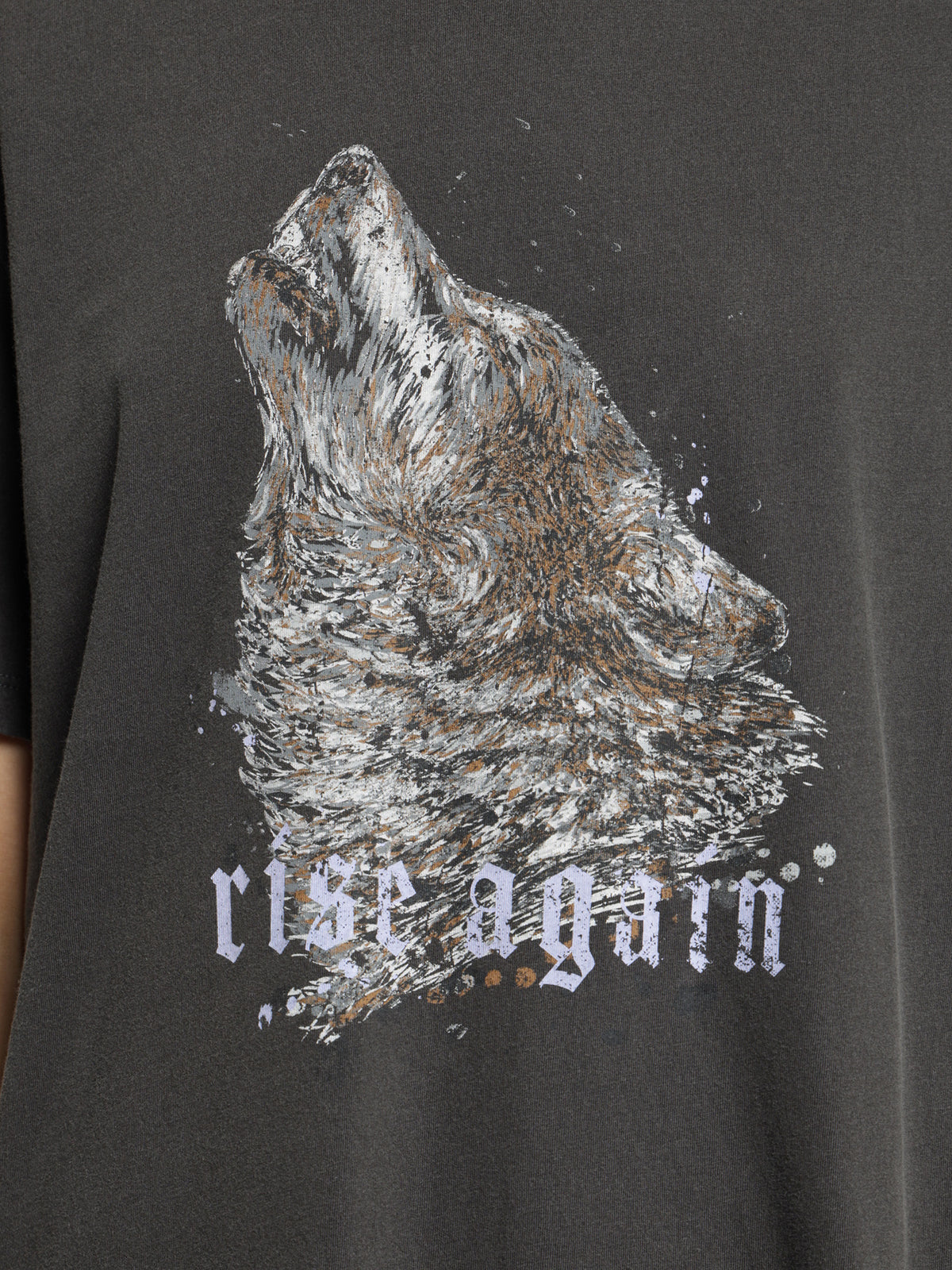 Rinse Again T-Shirt in Washed Black