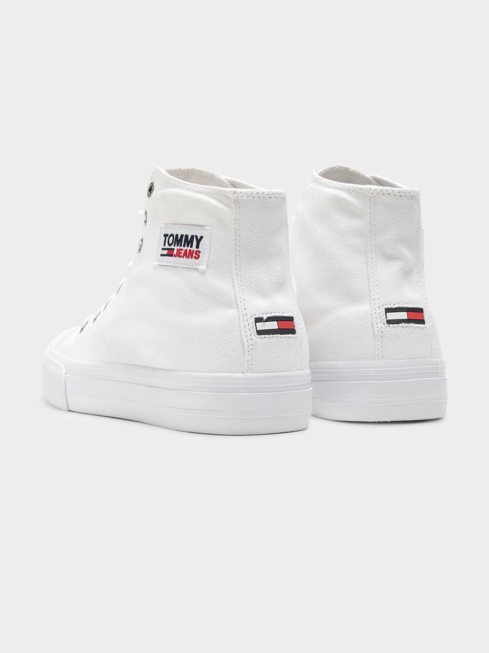 Unisex Mid Cut Lace High Top Sneaker