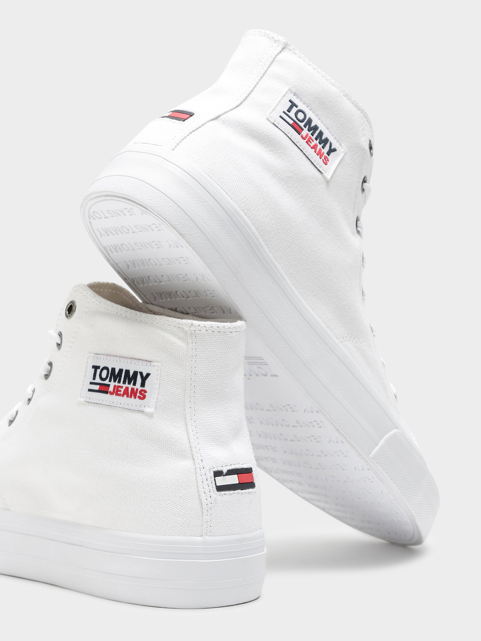 Unisex Mid Cut Lace High Top Sneaker